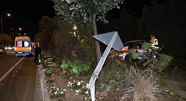 Nevşehir'de alkollü ve ehliyetsiz sürücü kaza yaptı, suçu babasına atmaya çalıştı