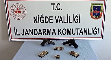 Niğde'de ruhsatsız silah operasyonu: 1 gözaltı
