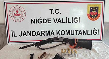 Niğde'de ruhsatsız silah operasyonu