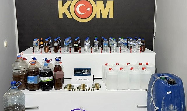 Niğde'de sahte alkol operasyonu: 2 kişi tutuklandı