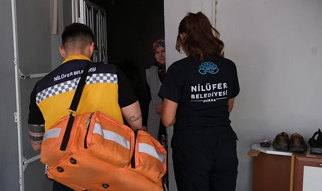 Nilüfer Belediyesi'nden ihtiyaç sahiplerine evde sağlık hizmeti