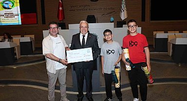 Nilüfer'de öğrenciler çevre için yarıştı