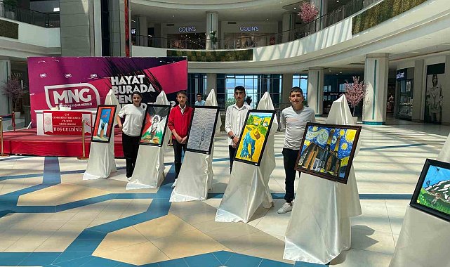 Öğrencilerin göznuru emekleri görücüye çıktı