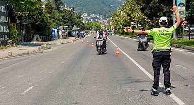 Ordu'da 9 günde 22 bine yakın araç ve sürücüsü denetledi