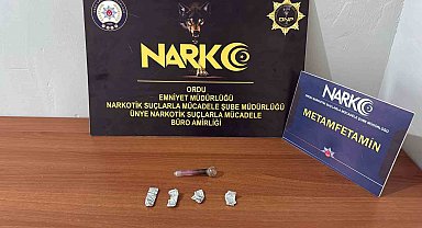 Ordu'da uyuşturucu operasyonlarında 1 tutuklama