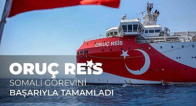 Oruç Reis, Somali denizlerinde 4 bin 464 kilometrelik sismik çalışma yaptı