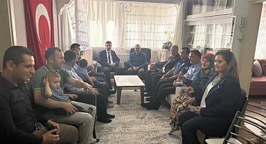 Osmaneli'nde şehit ailelerine anlamlı ziyareti
