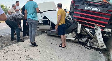 Osmaniye'de tır ile otomobilin karıştığı kazada 1 kişi hayatını kaybetti