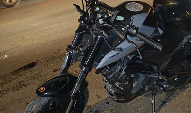 Otomobil ile motosiklet kafa kafaya çarpıştı: 1 ölü