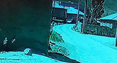 Özalp'ta kamyonet duvara çarptı, çocuklar korkuyla kaçtı