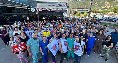 Pamukkale Üniversite Hastanesi çalışanları 2. kez iş bıraktı