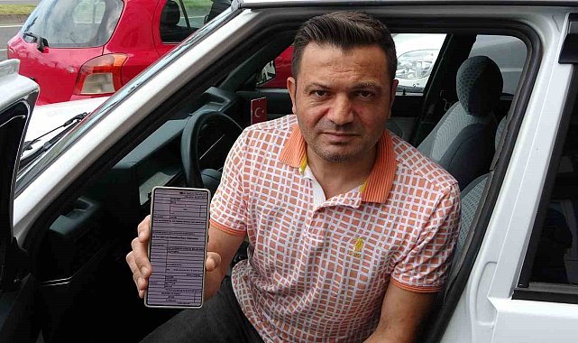 Park halindeki otomobile 800 kilometre uzaktan trafik cezası yazıldı