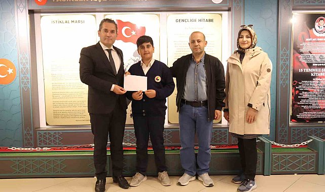 Pasinlerli öğrenci bursluluk sınavında Türkiye birincisi oldu
