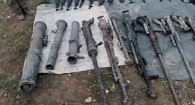 Pençe-Kilit'te teröristlere ait mağara imha edildi