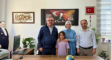 "1 Kural 1 Ömür" temalı resim yarışması il birincisi Hisarcık Atatürk İlkokulu'ndan