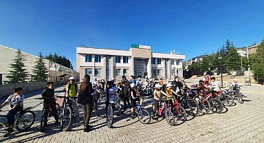 "Uyuşturucu ile mücadele" temalı bisiklet turu