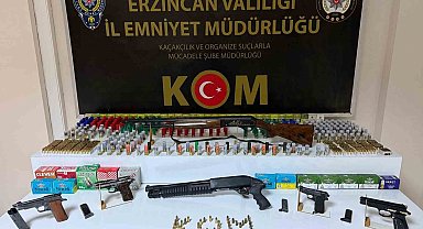 Refahiye'de silah operasyonu: 2 kişi tutuklandı