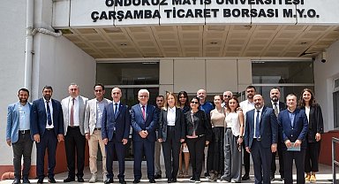 Rektör Aydın'dan Çarşamba MYO'ya destek vurgusu: "Gelişimi için gerekli adımlar atılacak"