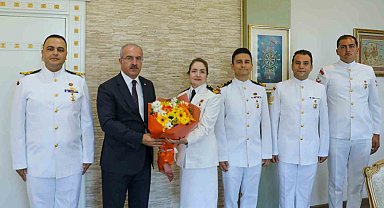 Sahil Güvenlik Komutanlığı'ndan Vali Toraman'a ziyaret