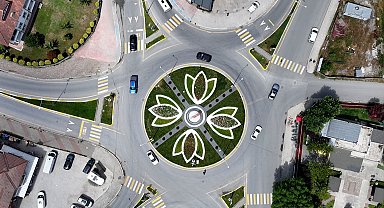 Sakarya Köprübaşı Kavşağı'na estetik yüz