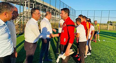 Samsat'ta kurumlar arası futbol turnuvası düzenlendi