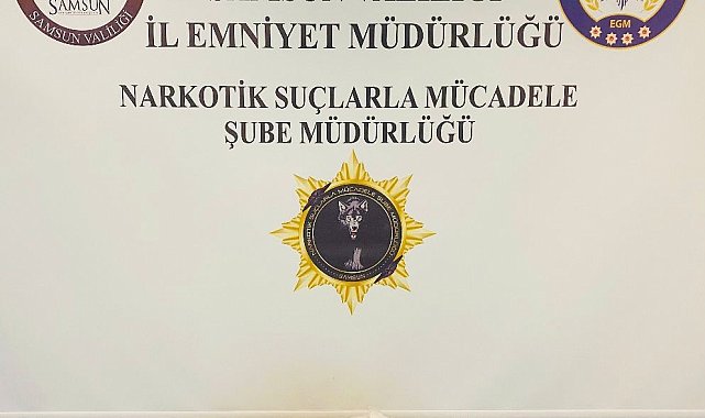 Samsun'da 1 kilo 250 gram metamfetamin ele geçirildi: 2 gözaltı