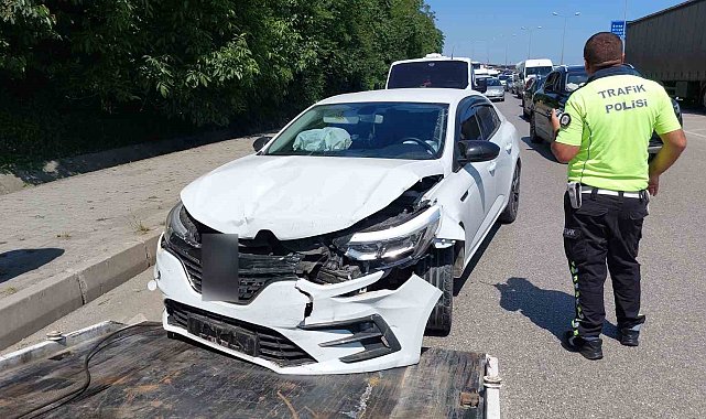 Samsun'da 4 araçlı zincirleme kaza: 5 yaralı