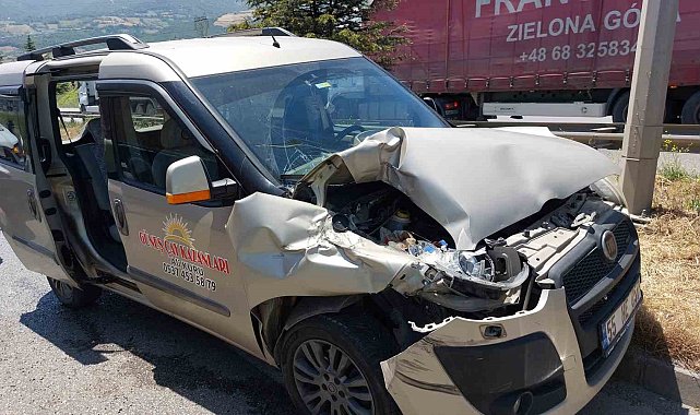 Samsun'da 4 araçlı zincirleme trafik kazası: 1 yaralı