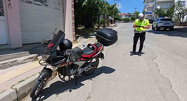 Samsun'da devrilen motosikletin sürücüsü yaralandı