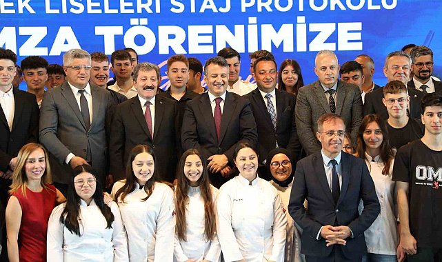 Samsun'da imzalar atıldı: Meslek liselerine staj imkanı