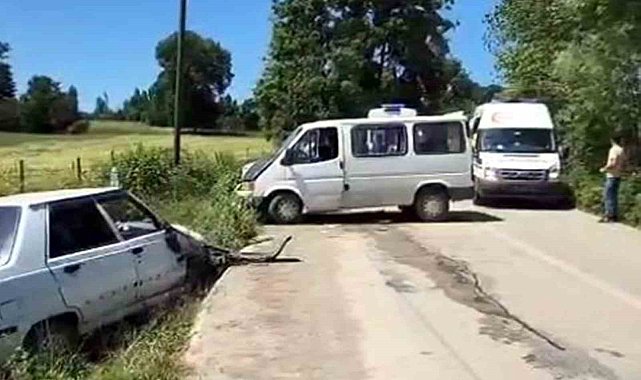 Samsun'da trafik kazası: 5 yaralı