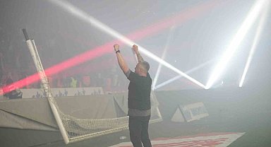 Samsunspor'dan coşkulu Avrupa kutlaması