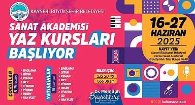 Sanat Akademisi Yaz Kursları kayıtları başlıyor
