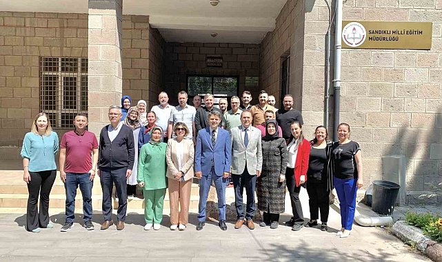 Sandıklı Kaymakamı Önder Çengel'den veda ziyareti