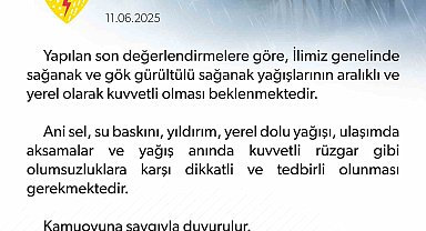 Şanlıurfa Valiliği, sel ve su baskınları konusunda uyardı