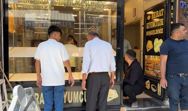 Şanlıurfa'da pompalı tüfekle kuyumcuya soygun girişimi