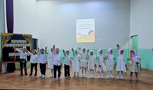 Şaphane'de 4-6 yaş Kur'an kursu yıl sonu etkinlikleri
