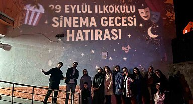 Sarıkamış'ta öğrenciler açık hava sinemasında buluştu