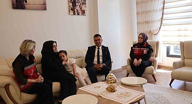 Şehit ailelerine bayram ziyareti
