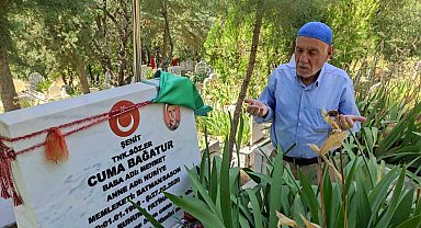 Şehit babaları, Babalar Günü'nü çocuklarının kabri başında dua ederek geçirdi