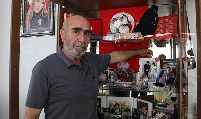Şehit babasının en buruk babalar günü