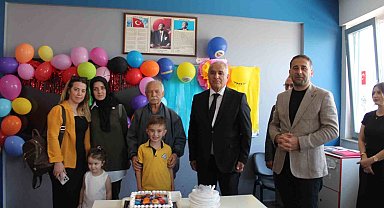 Şehit Polis Özgür Barçın'ın oğluna doğum günü sürprizi