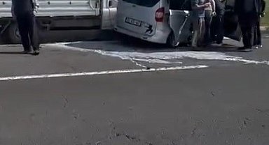 Selim'de trafik kazası: 1 yaralı