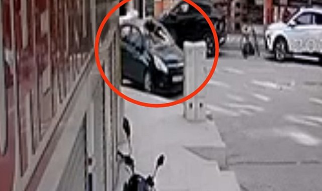 Siirt'te 6 yaşındaki çocuk 5'inci kattan arabanın üstüne böyle düştü