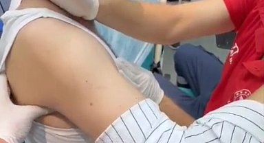 Siirt'te bir sağlık çalışanından sihirli dokunuş