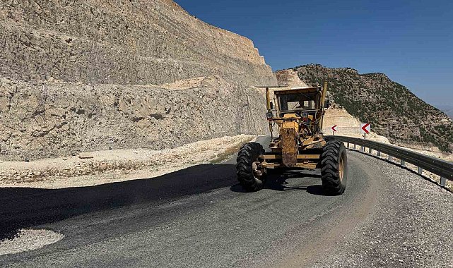 Siirt'te kırsal yollarda konfor artırılıyor