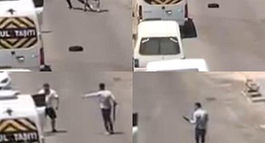 Silahlı kavga kamerada