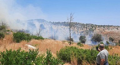 Silifke'de ağaçlık alanda çıkan yangın kontrol altına alındı