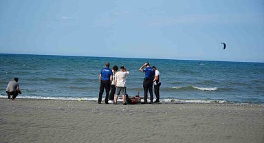 Şimşek İHA Samsun'da sahile vurdu