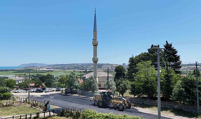 Sinop'ta 110 kilometrelik asfalt mesaisi başladı